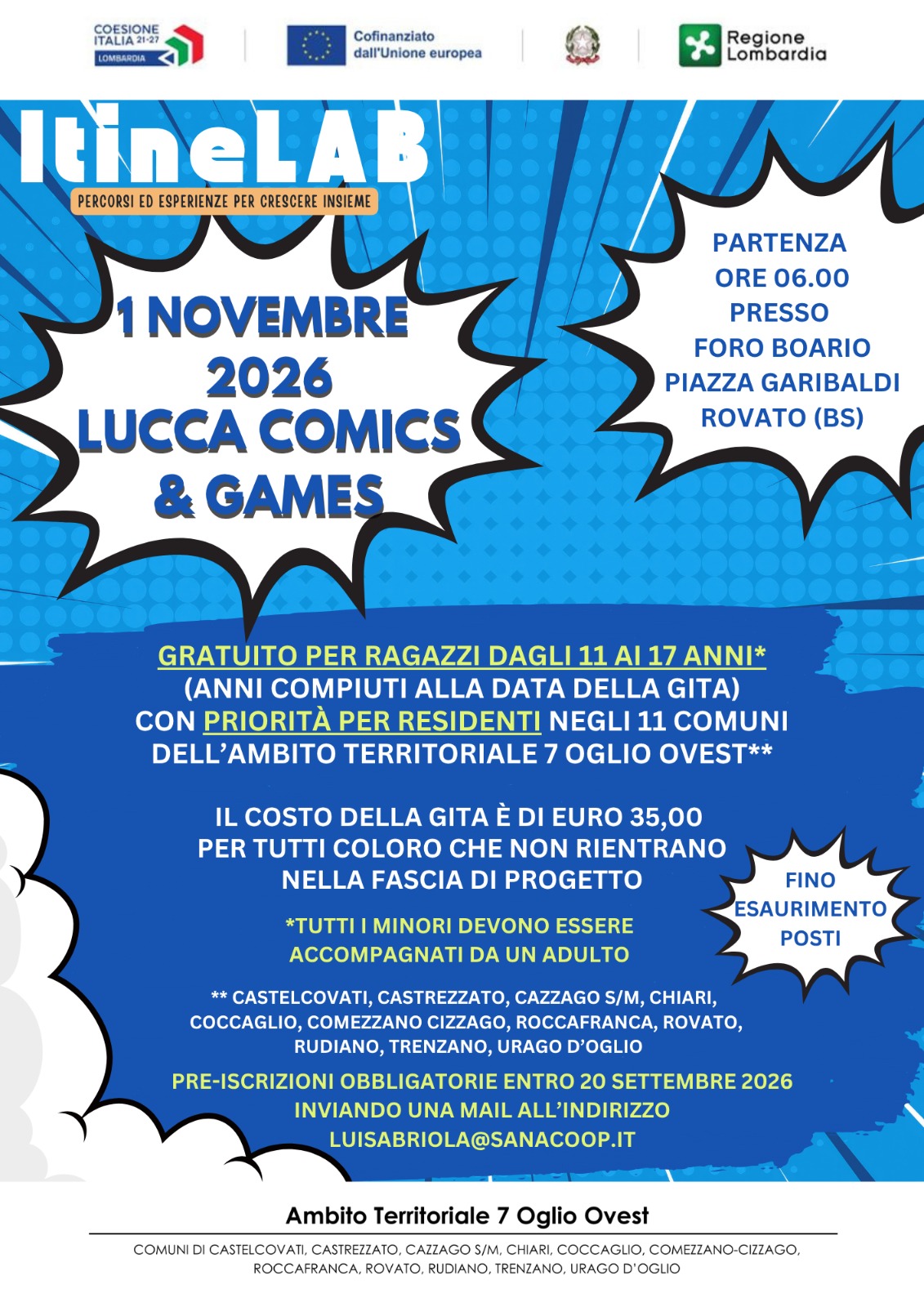 Lucca Comics & games 2026
