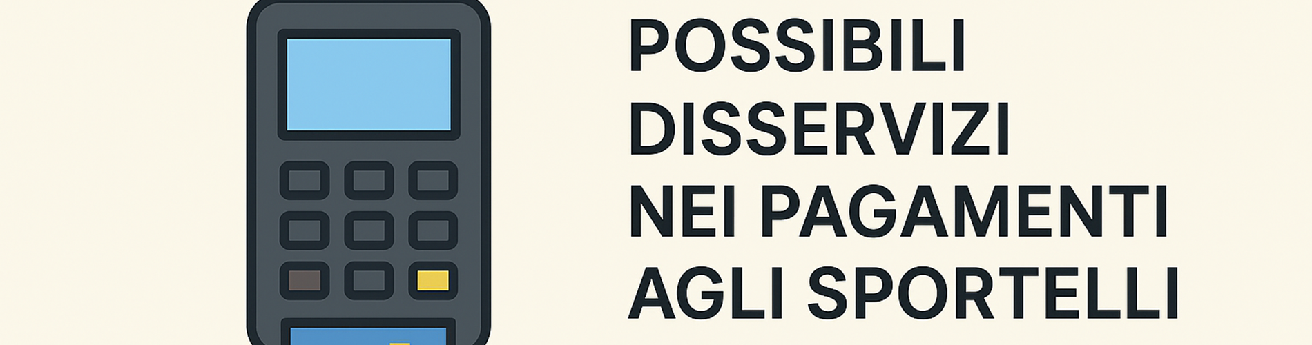 Avviso: possibili disservizi nei pagamenti agli sportelli comunali Avviso: possibili disservizi nei pagamenti agli sportelli comunali